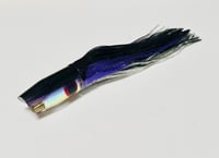 Image 1 of 9+ SMOKER 4 HOLE SCOOP (BLACK PURPLE TWO TONE)