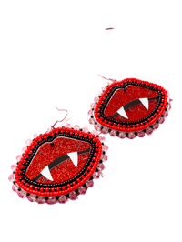 Image 4 of Vampire lip Earrings 