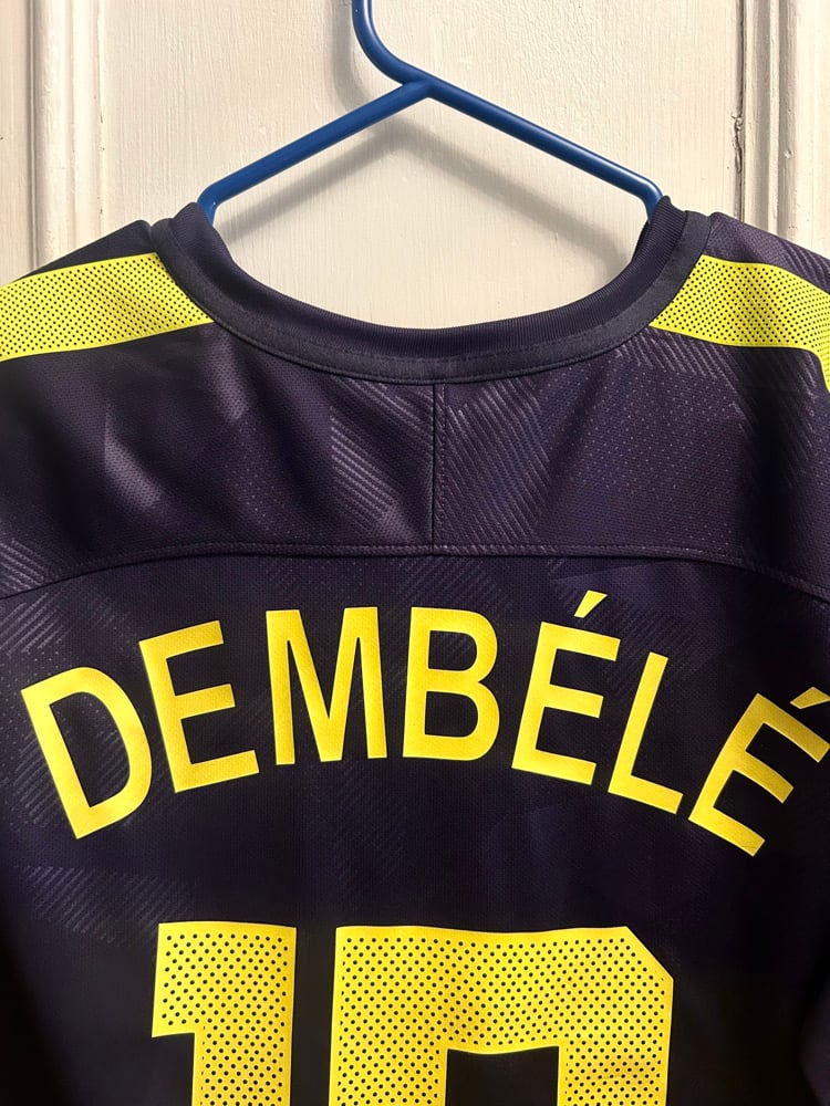 Image of Tottenham Hotspur “DEMBELE 19” 2017/18 Third Shirt + patches (L)
