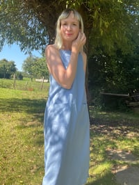 Image 3 of Long Every Dress ~ Cornflower Blue M 