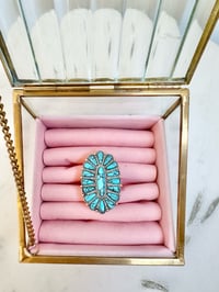 Image 1 of Blue Tribal Ring