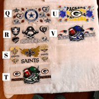Image 4 of UV DTF NFL Football Tumbler Wraps