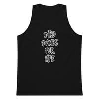 Image 3 of Bird Bands for Life - Men’s Premium Tank Top