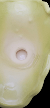 Image 11 of Vintage Hull Pottery Woodland Basket With Handle W9-8 34"