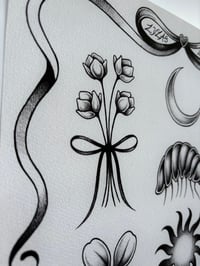Image 3 of Sweetheart Flash Sheet (black and grey) 