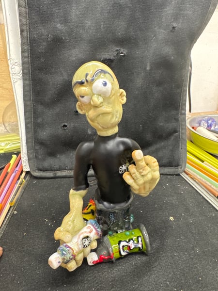 Image of Graf Can Man sculpture by DL