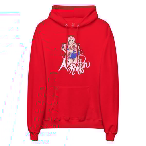 Image of Patriotic Girl Unisex fleece hoodie