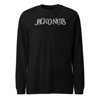 Image 1 of JACKONUTS ON YOU GRAY UNISEX L/S TEE