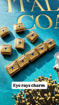 Image 2 of GOLD ITALIAN CHARM CONNECTORS 