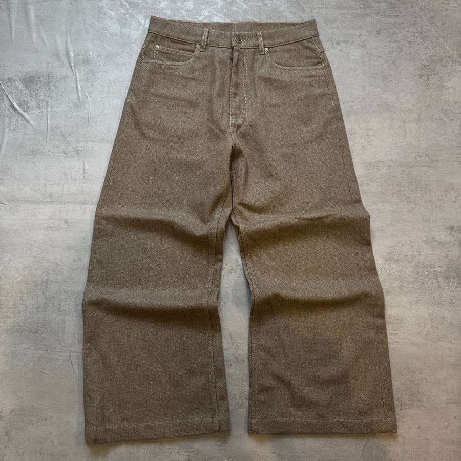 Image of Etro Milano Wool Flared Trousers, size 32