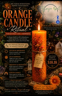 June Orange Candle Ritual 