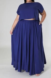 Navy Cropped DIVA Set