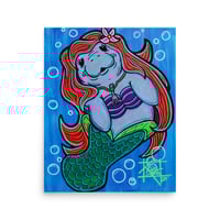 Image 1 of “The not so little sea cow” matte fine art print 
