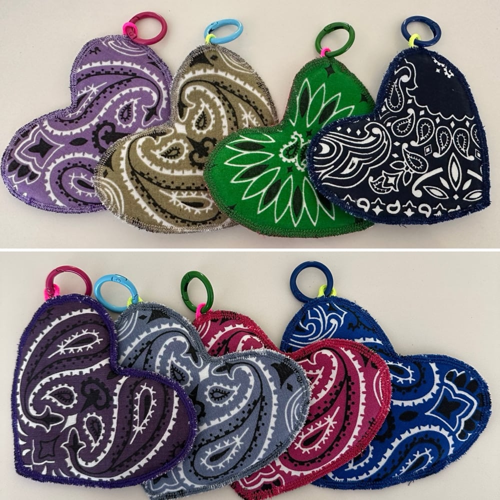 Image of Bandana letter tag