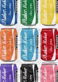 Image 1 of Shaker Maker Coke Can - Multi colours and full Red versions available 