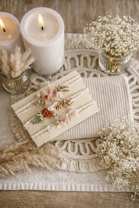 Wrap + bandeau beige naturel