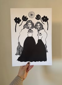 Image 1 of THE TWINS A3 PRINT