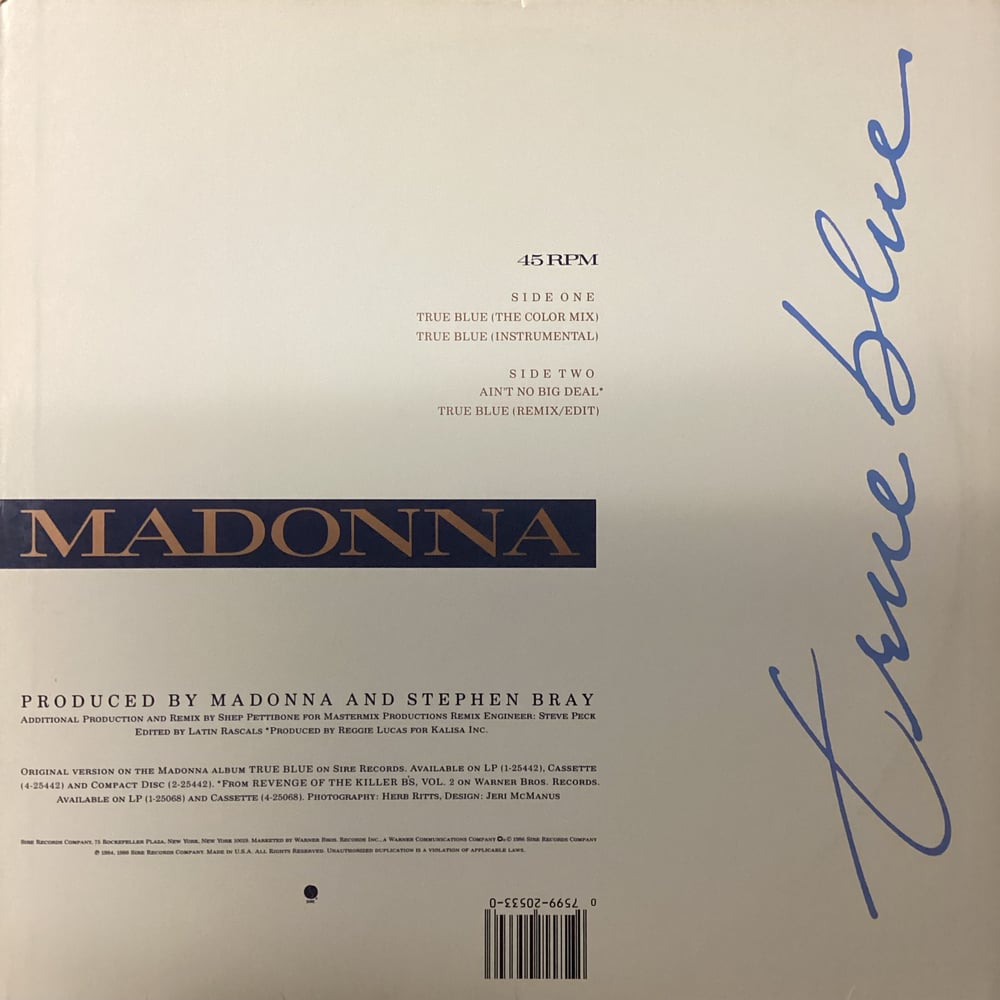 Madonna - True Blue 