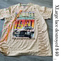 XLarge Camaro orange lace destroyed