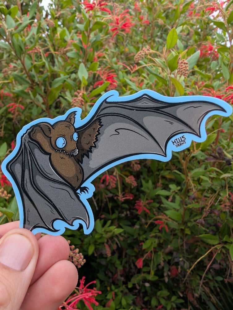 bat sticker | hills.draws