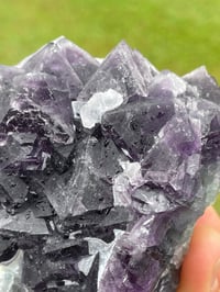 Image 12 of Purple Polyhedral Pyramid & Cubic Fluorite Specimen #2044