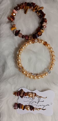Image 2 of Brown Bracelet Set