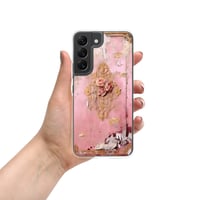 Image 11 of Pastel Pink Tattered Texture Rose Gold Goth Lolita Kawaii Inspired Clear Case for Samsung®