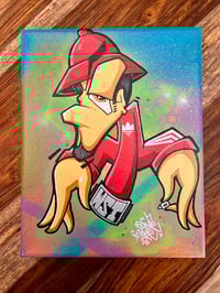 Image 3 of BBoy & Bgirl set of (2) 8x10 canvases 