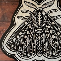 Image 3 of Spotted  Moth Woodcut