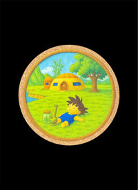 Goku Baking While Baked Felty 5 inch