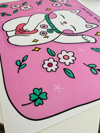 Image 3 of Lucky art print