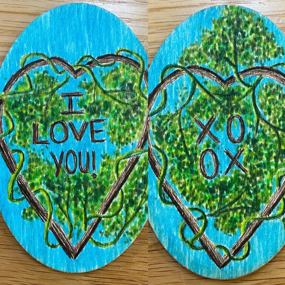 Image of Hand-drawn Heart Magnets