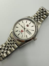 Image 5 of Rado Purple Horse Day Date Silver Dial Stainless Steel Automatic Men’s Watch