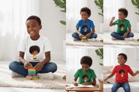 Image 5 of "Herbert (Sherbet)" Youth Short Sleeve T-Shirt    