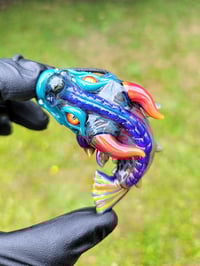 Image 3 of Color-Blast Dragon Fish Pendant