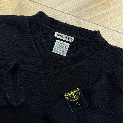 Image of SS 1999 Stone Island Wool Sweatshirt, Size large
