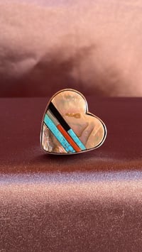 Image 6 of STUNNER INLAY HEART RING