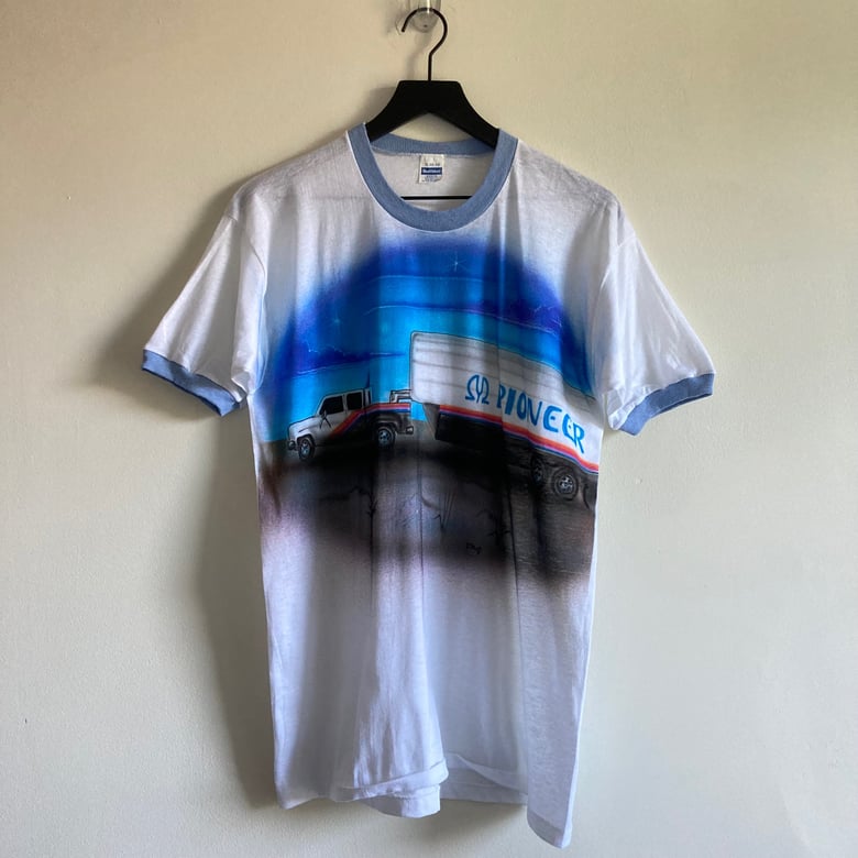 Image of Pioneer Airbrushed Ringer T-Shirt