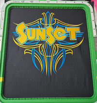Image 1 of The "Dusk" logo pinstripe Dickies jacket