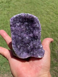 Image 6 of Amethyst Base Cut With Polished Edges #1645