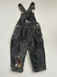 Image 2 of Mickey and friends velvet overalls