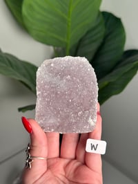 Image 23 of SMALL SELF STANDING COTTON CANDY APOPHYLITE CUT BASES -INDIA-