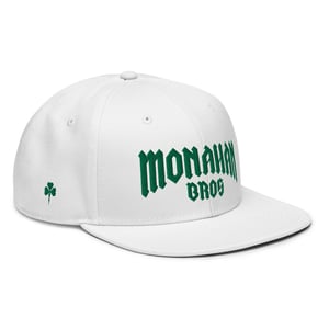 Image of MB Stacked Logo Brothers White Snapback Hat