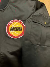 Image 3 of Mitchell & Ness Satin Bomber Jacket