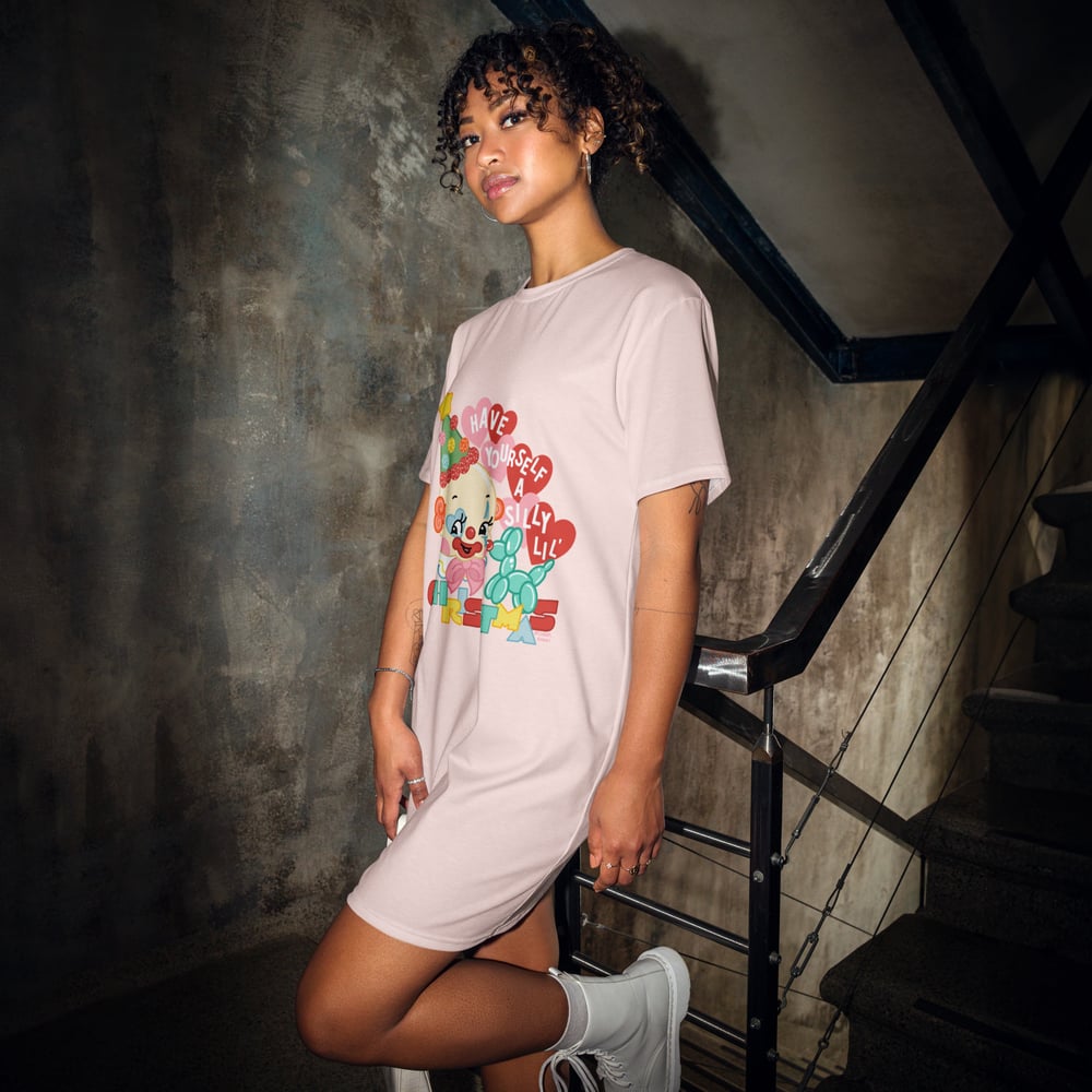 Image of SILLY LIL´ CHRISTMAS  (baby pink) T-shirt dress 