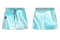 LocalHoops Turqoise Chrome Shorts
