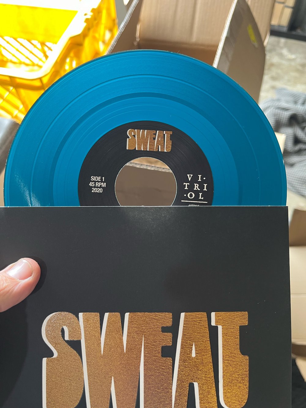 Sweat S/T 7" VIT056 2nd press sky blue 