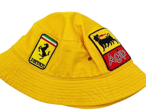 Image of Scuderia Ferrari Yellow Bucket Hat