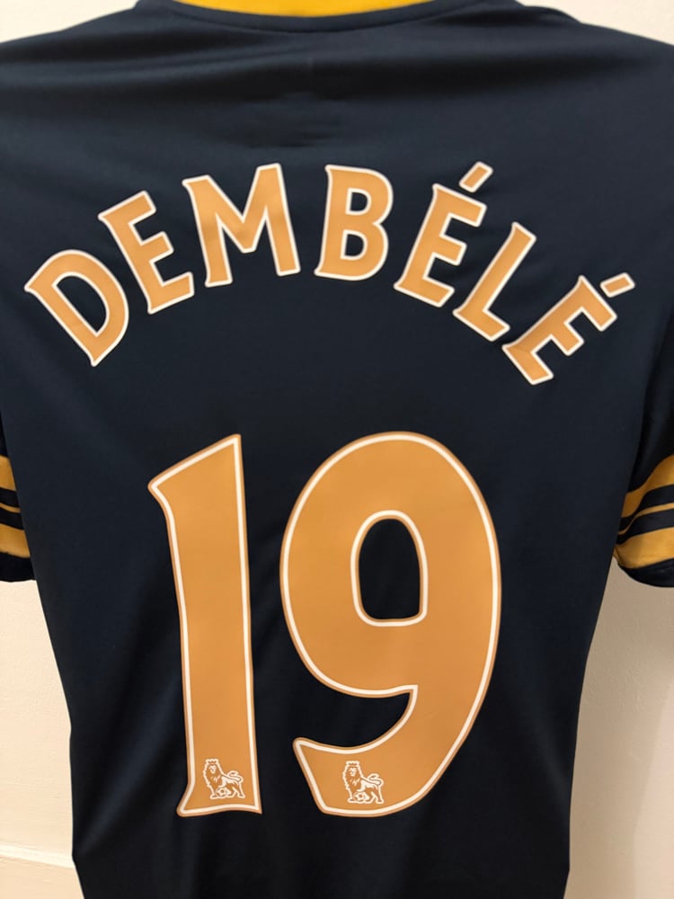 Image of Tottenham Hotspur “DEMBÉLÉ 19” 2016/17 Away Shirt + PL patches (S)
