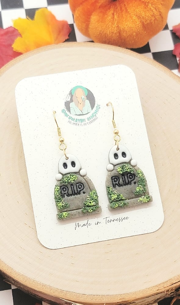 Image of Graveyard Ghost Earrings